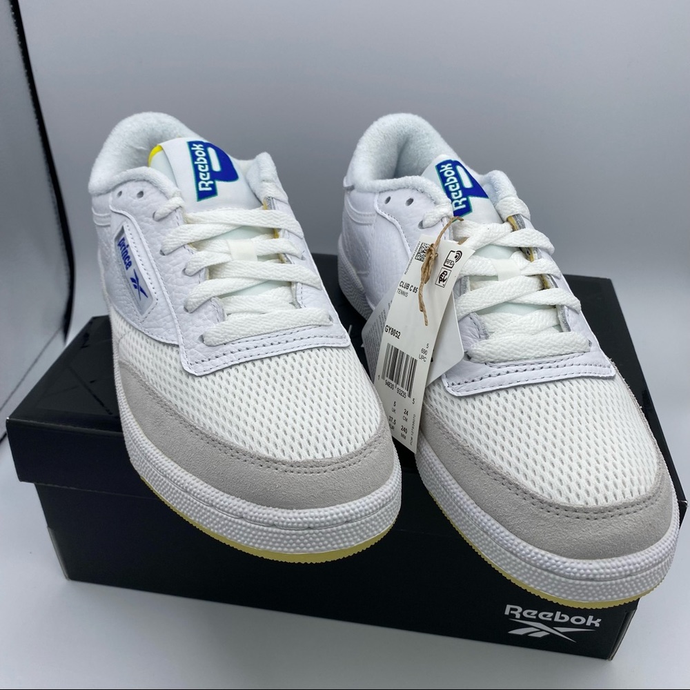 Reebok Classics x Prince Club C 85 White Tennis New Men Shoes Limited GY8052
